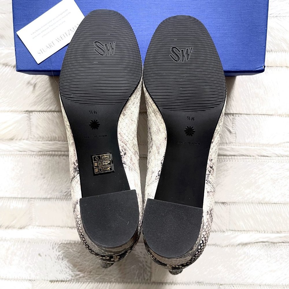 HP🎉 NWT Stuart Weitzman Ernestine Python Print L… - image 10